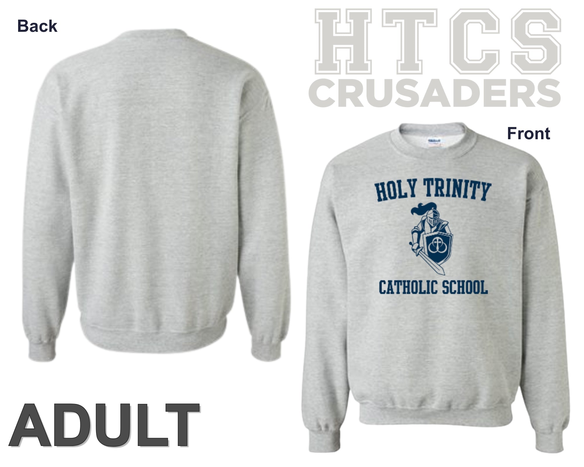 Crusader Crest Sweatshirt - Adult