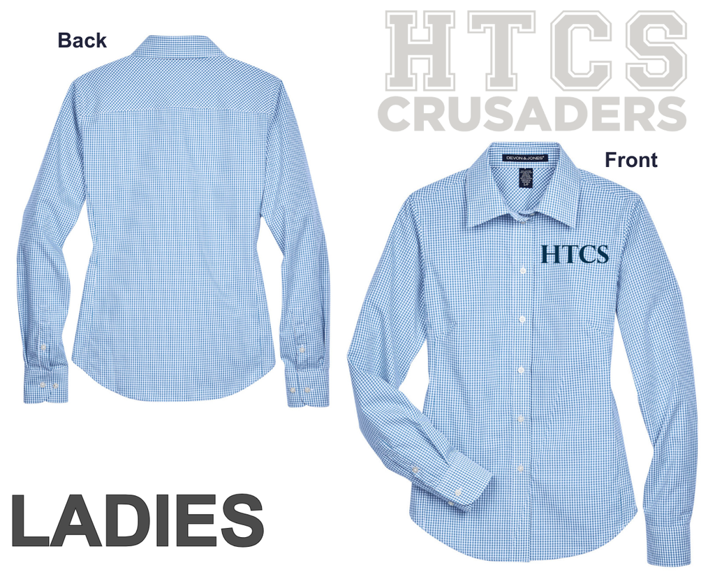 HTCS Logo Dress Shirt - Adult Ladies' Cut