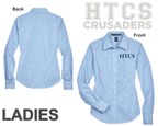 HTCS Logo Dress Shirt - Adult Ladies' Cut