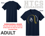 Crusaders Baseball Shirt - Adult