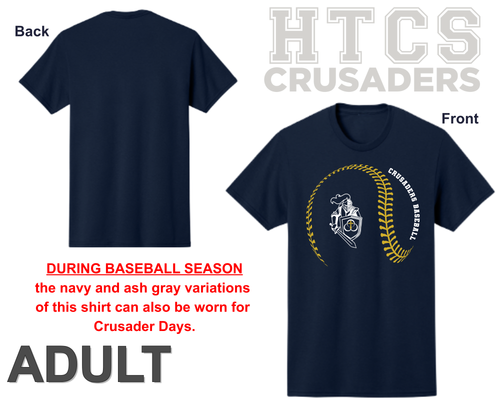 Crusaders Baseball Shirt - Adult