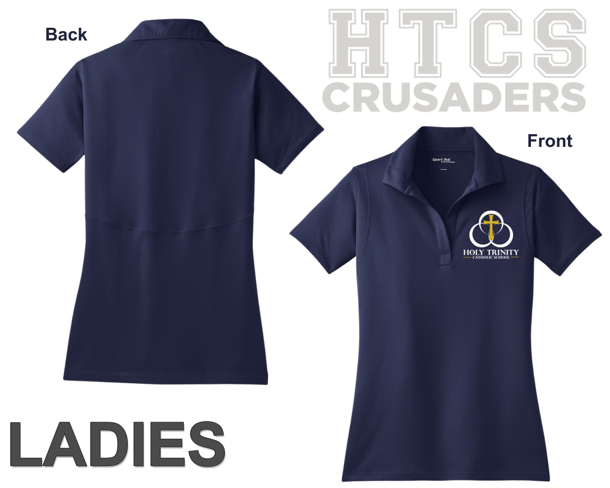 HTCS Logo Polo Shirt - Adult Ladies' Cut