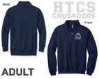 1/4 Zip Collar Sweatshirt - Adult