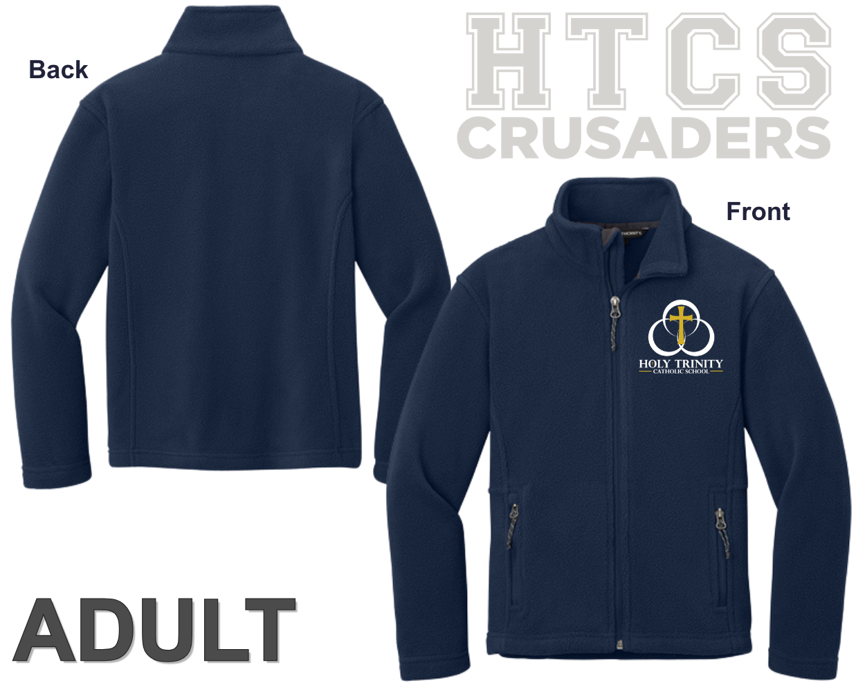 Fleece Zip-up Jacket - Adult