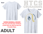 Crusaders Baseball Shirt - Adult