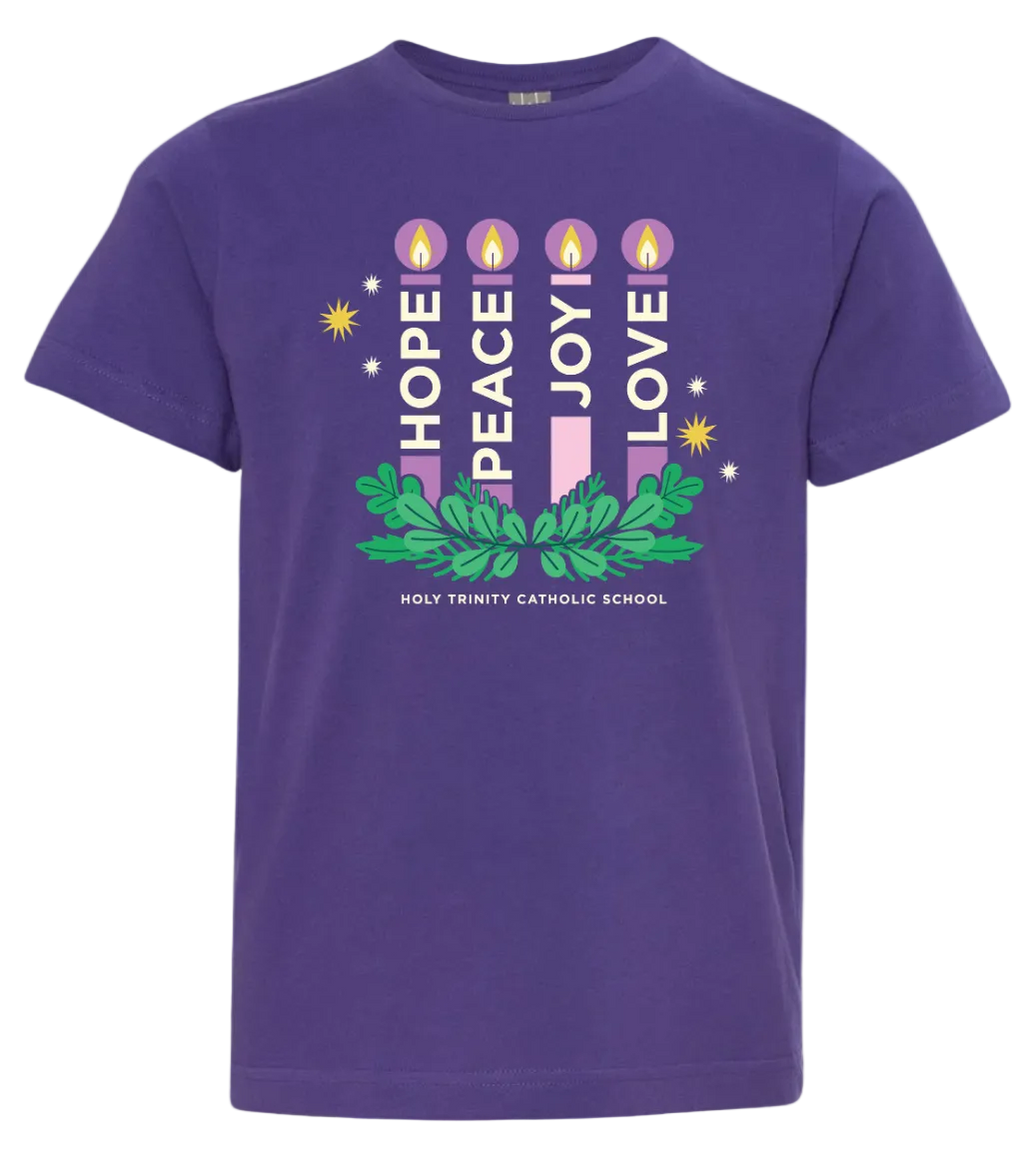Advent Wreath Shirt - Youth