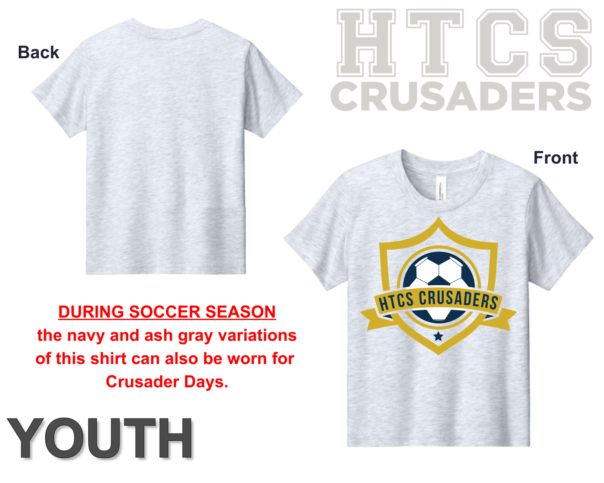Crusaders Soccer Shirt - Youth