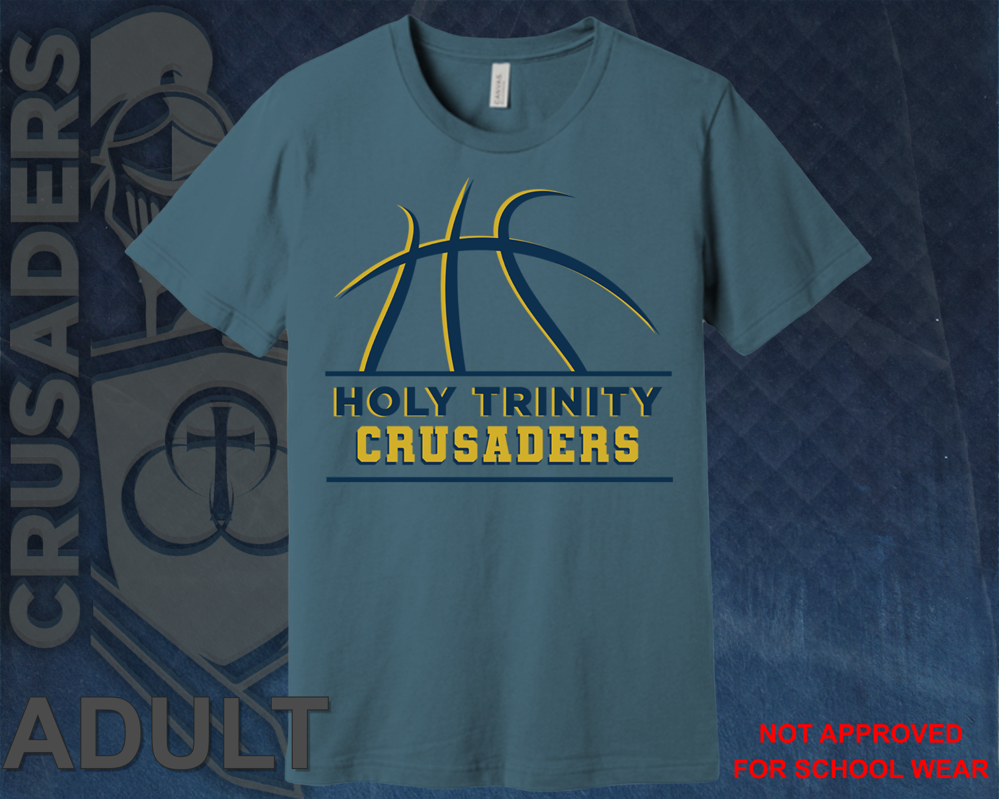 Crusaders Basketball Shirt - Adult