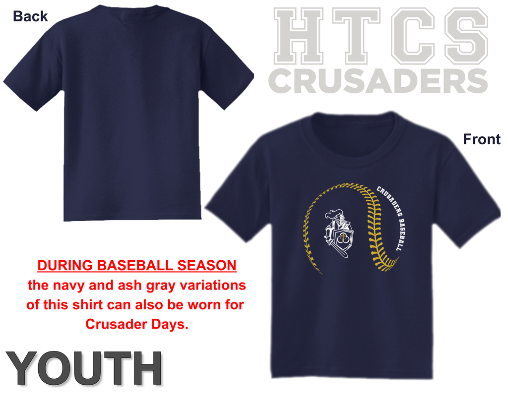 Crusaders Baseball Shirt - Youth
