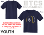 Crusaders Baseball Shirt - Youth