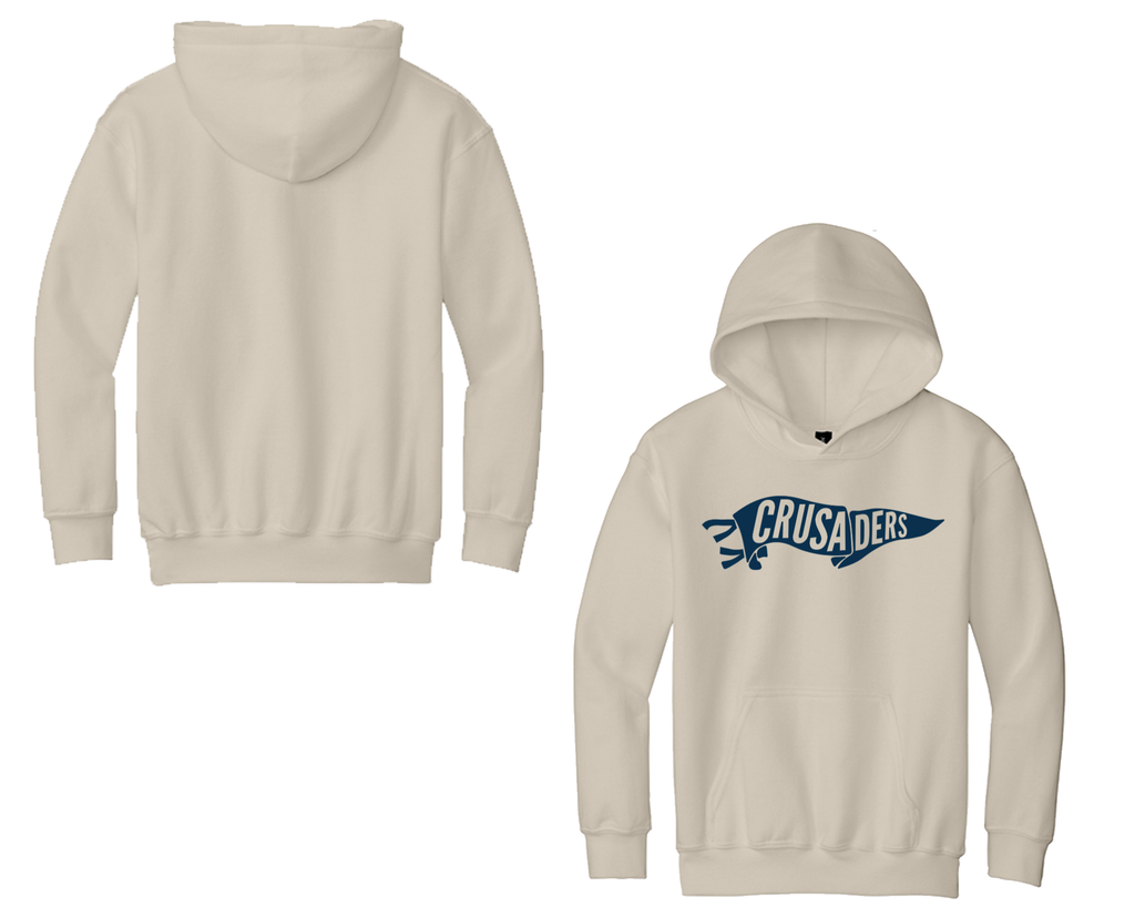 Crusaders Pennant Hoodie - Adult