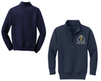 1/4 Zip Collar Sweatshirt - Youth