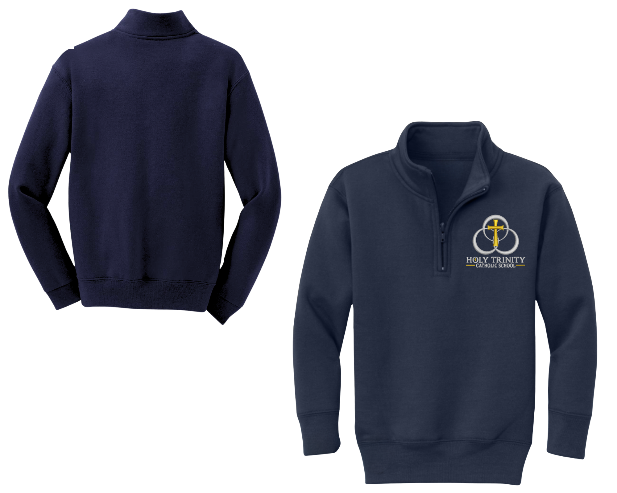 1/4 Zip Collar Sweatshirt - Youth