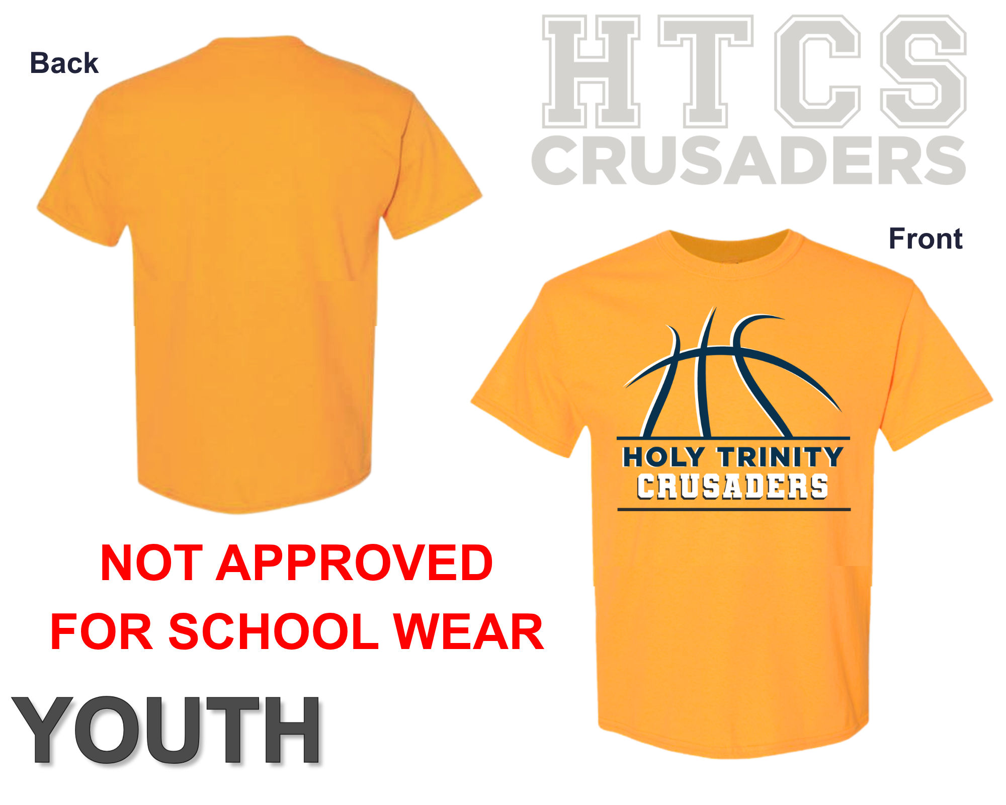 Crusaders Basketball Shirt - Youth