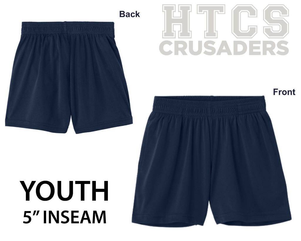 Gym Shorts - Youth 5" Inseam