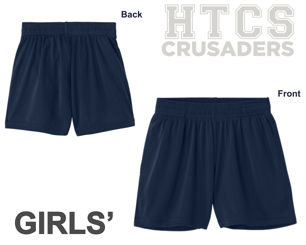 Gym Shorts - Youth Girls' Cut