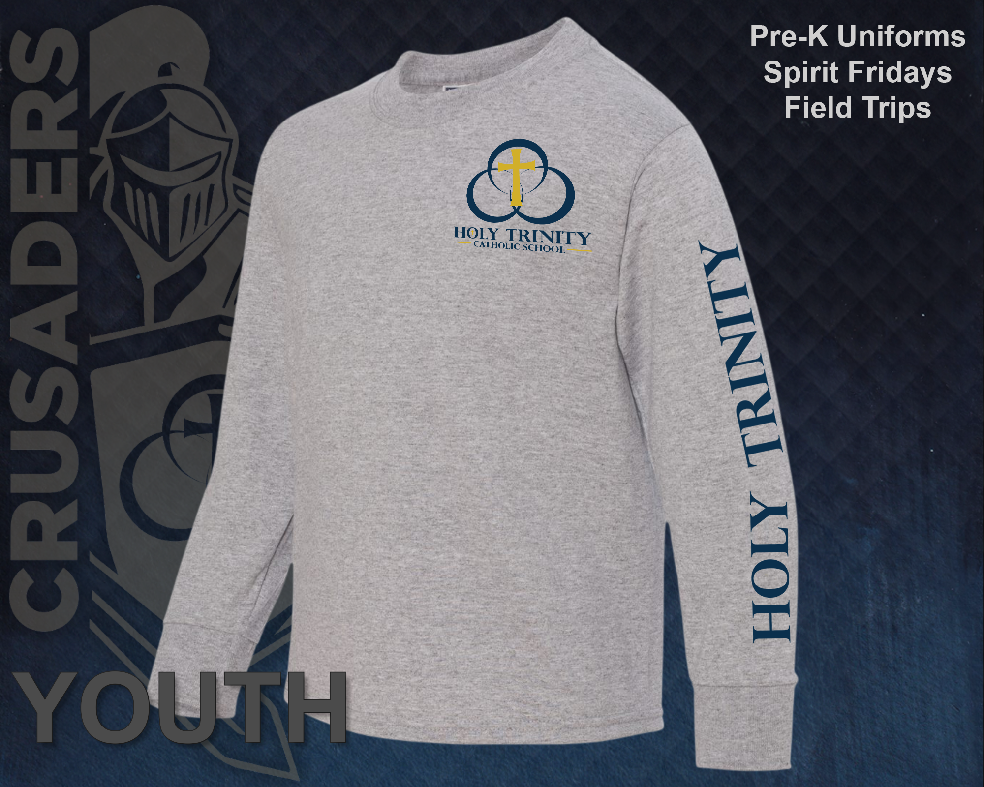 HTCS Logo Long Sleeve Shirt - Youth