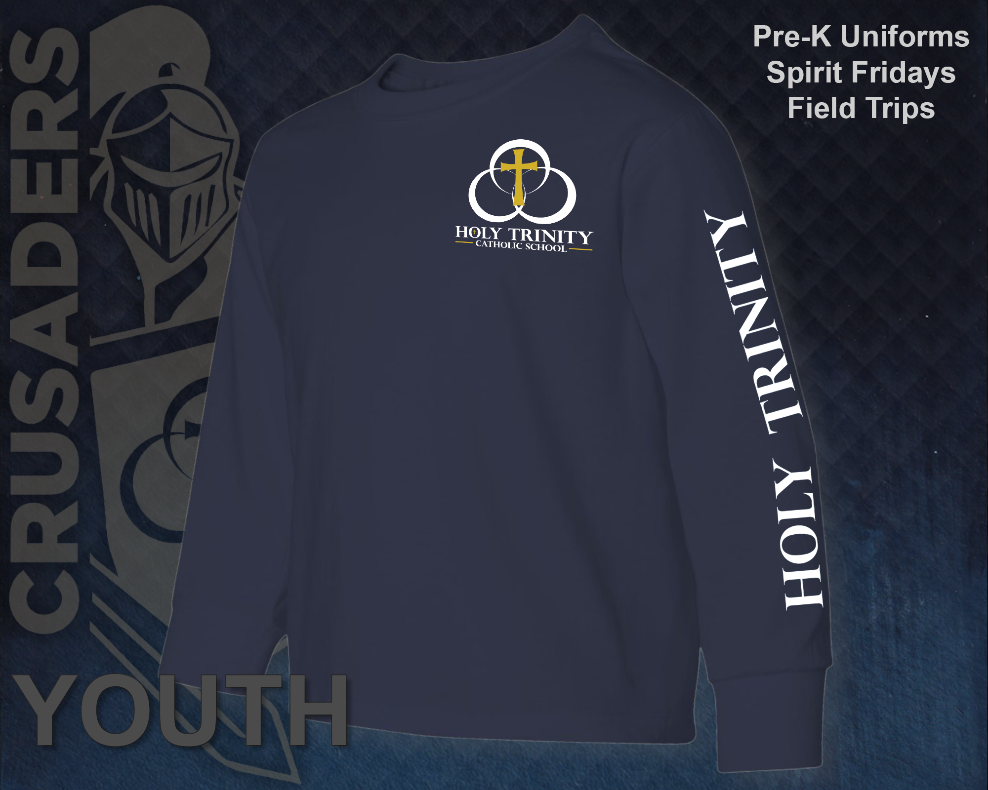 HTCS Logo Long Sleeve Shirt - Youth