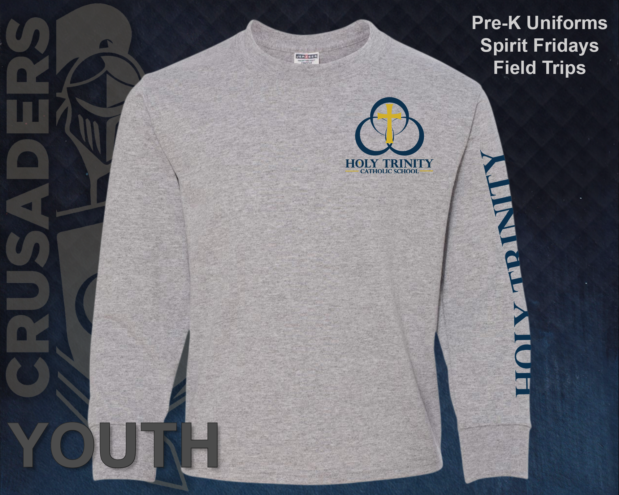 HTCS Logo Long Sleeve Shirt - Youth