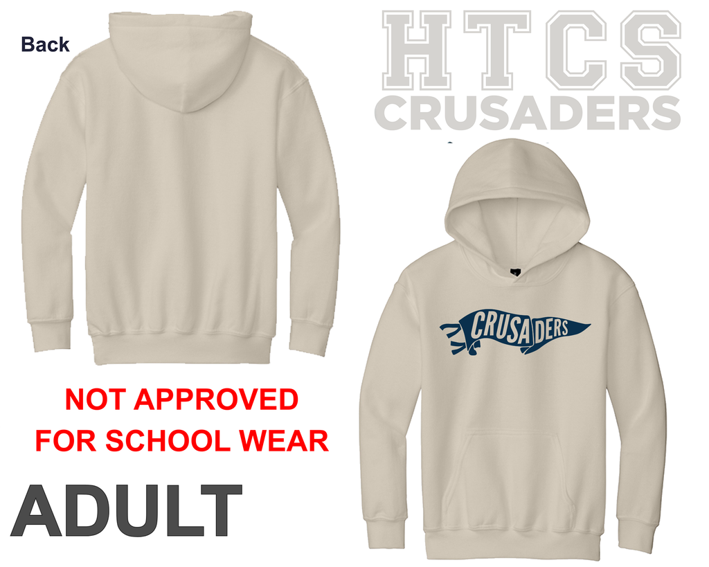 Crusaders Pennant Hoodie - Adult