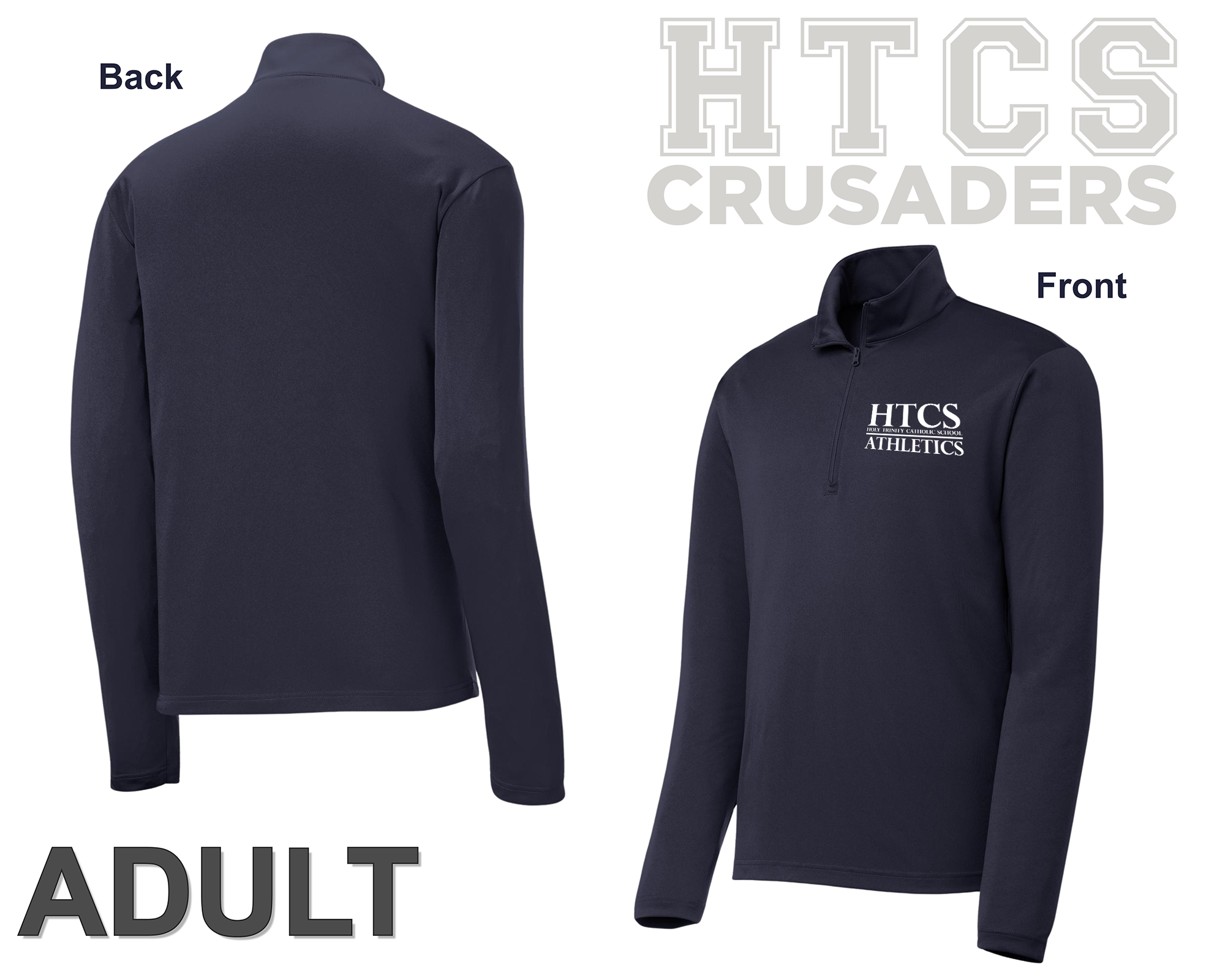 Athletics 1/4 Zip Dri-fit Pullover - Adult