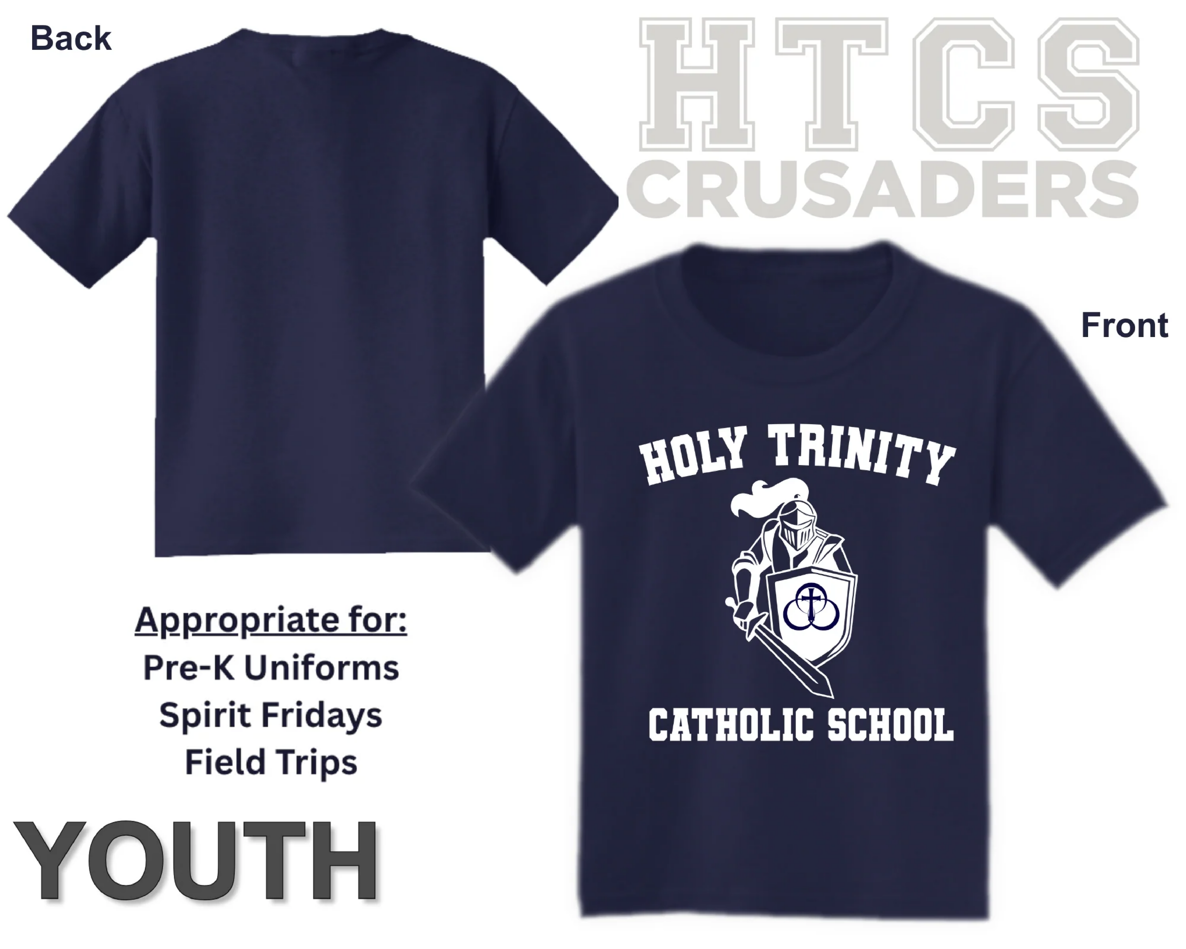 Crusader Crest Shirt - Youth