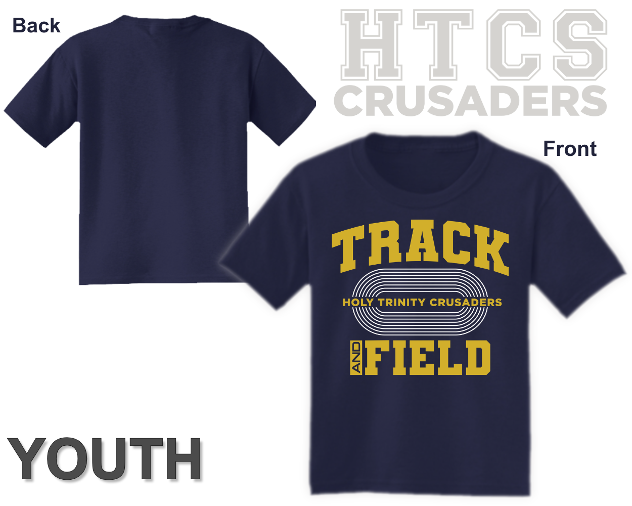 Crusaders Track & Field Dri-fit Shirt - Youth