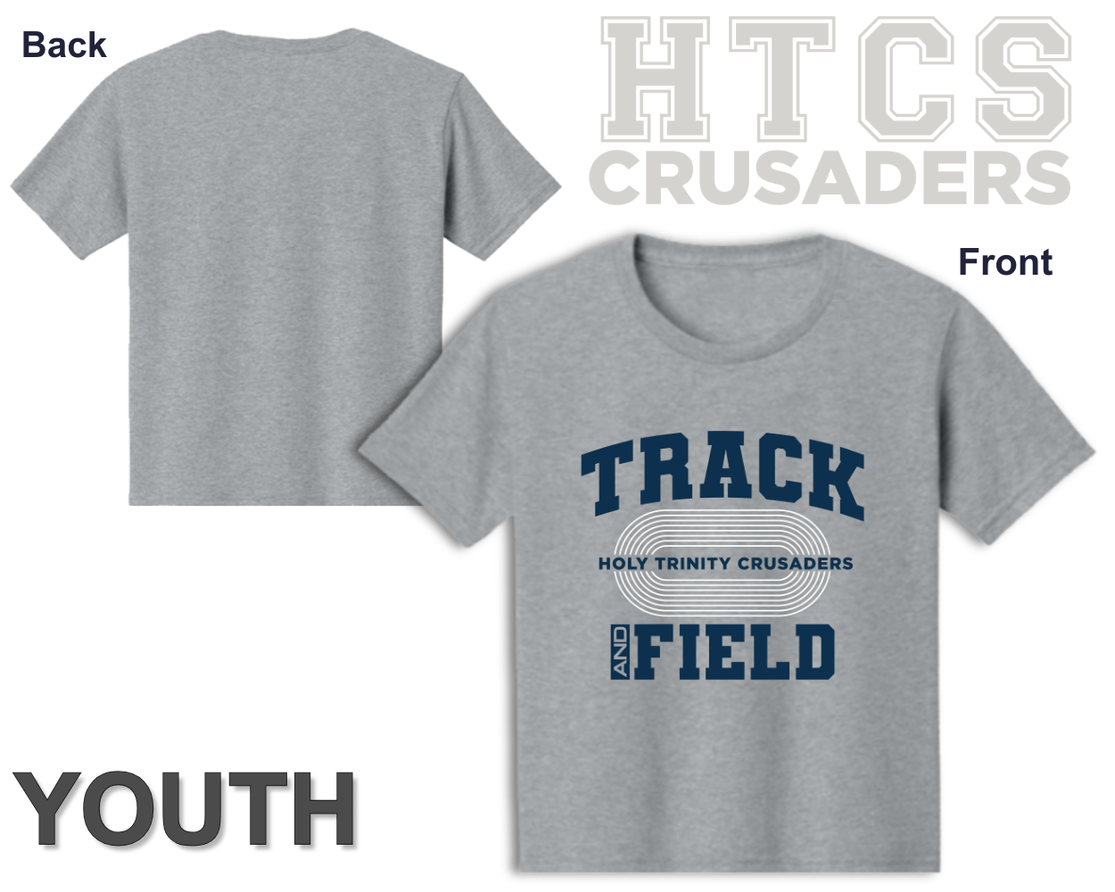 Crusaders Track & Field Dri-fit Shirt - Youth