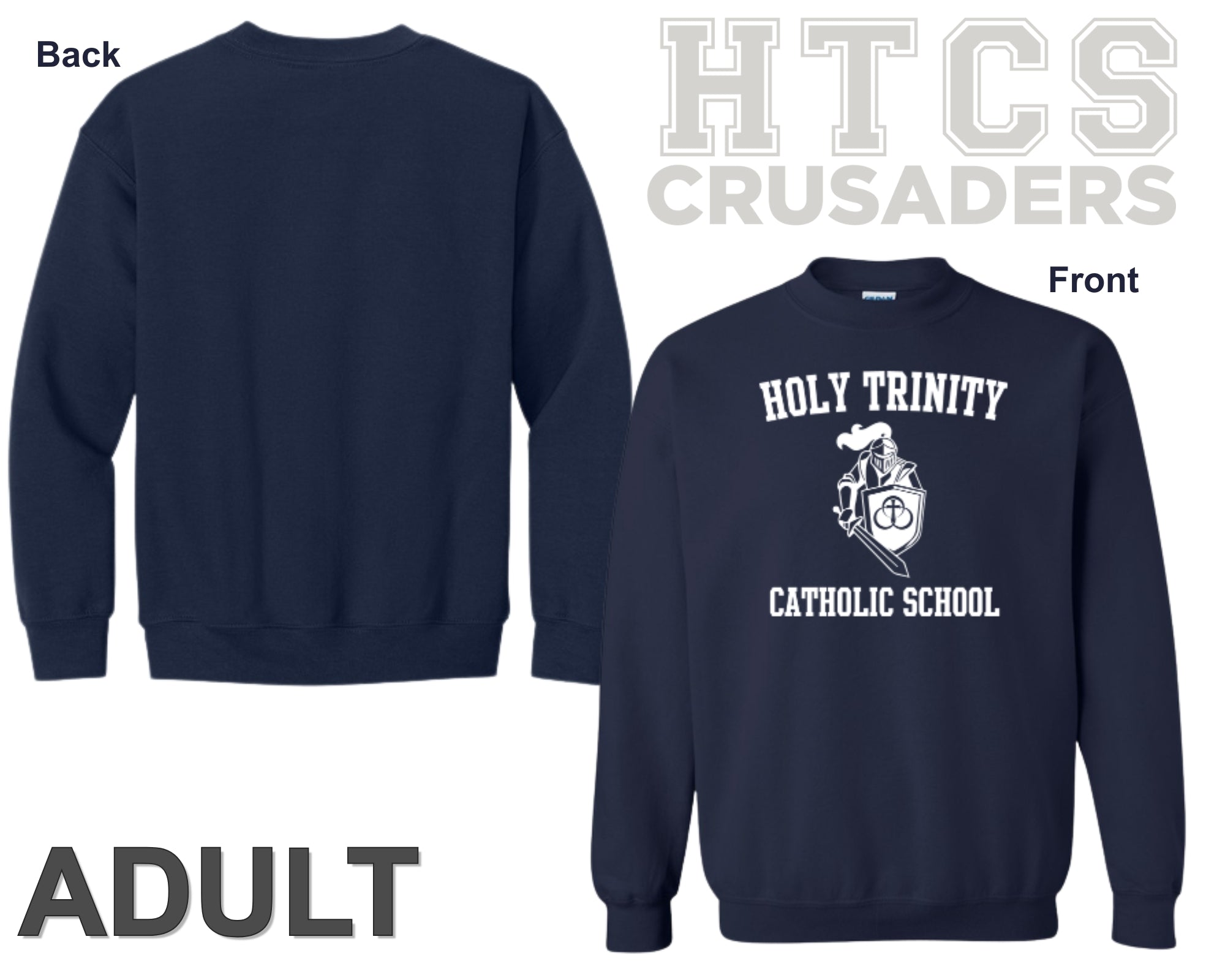 Crusader Crest Sweatshirt - Adult