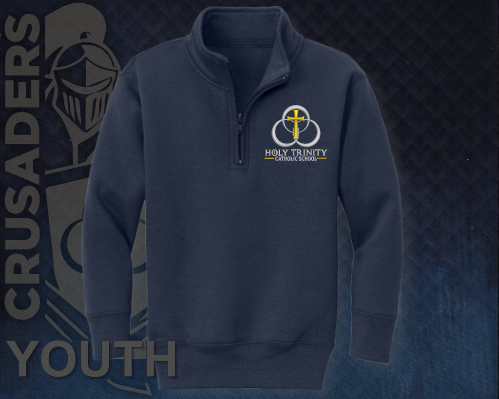 1/4 Zip Collar Sweatshirt - Youth